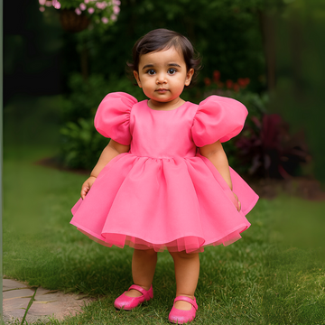 Rose Pink Organza Outfit