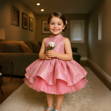 Moonlight Pink Princess Dress