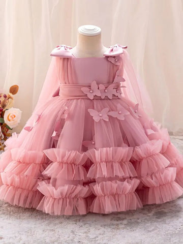 Floor length butterfly frock