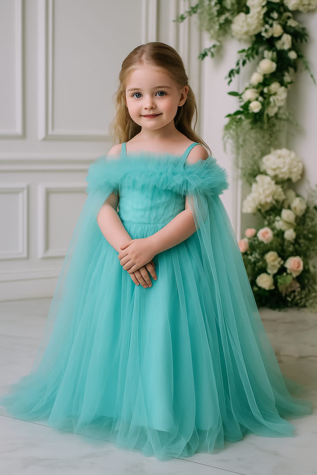 Net floor length frock