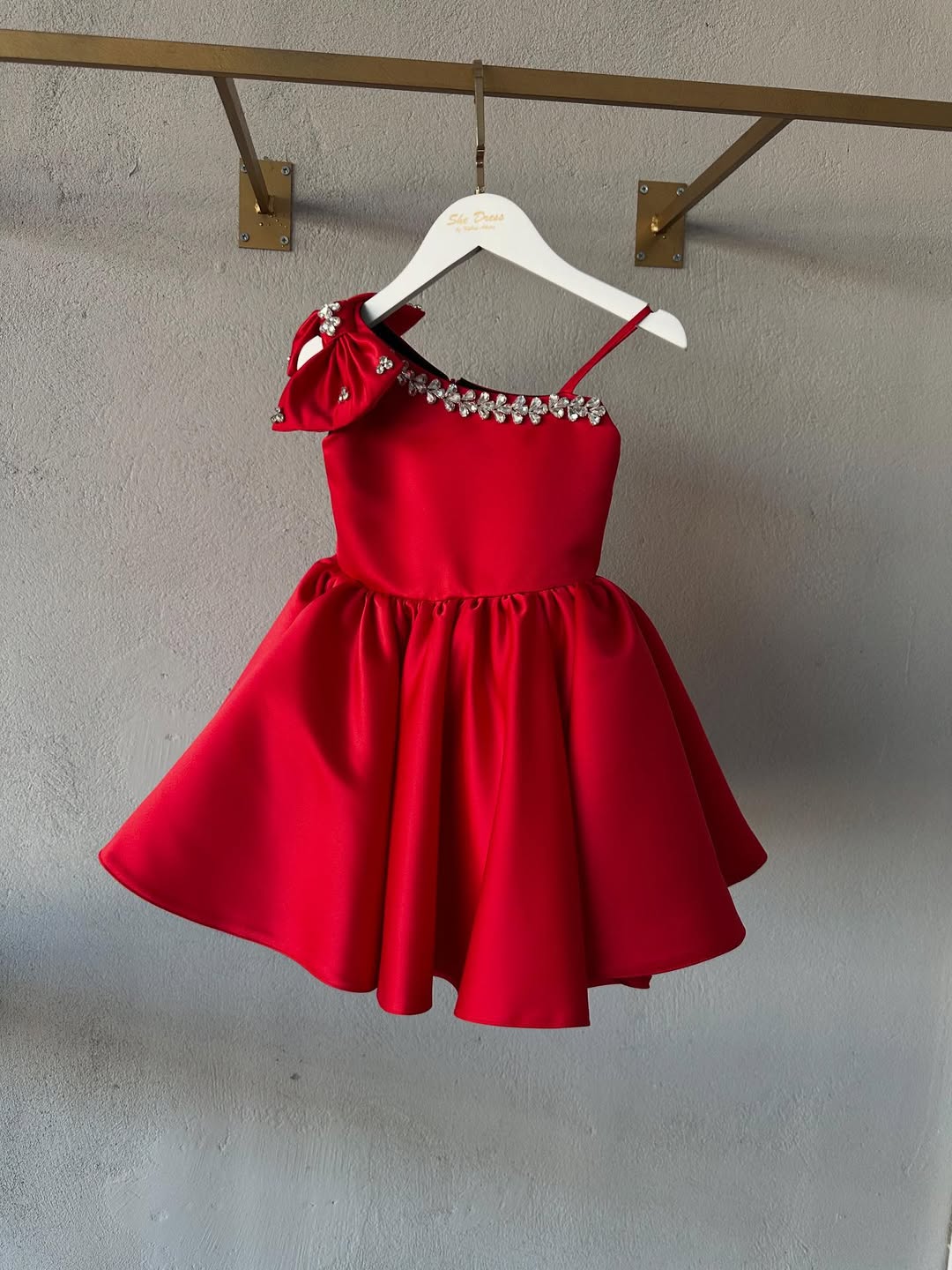 (Copy) Beautiful silk red frock