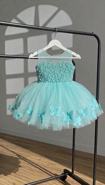 Flutter & Pearls Gown