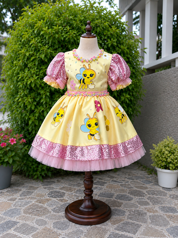 Honey Bee Princess Frock