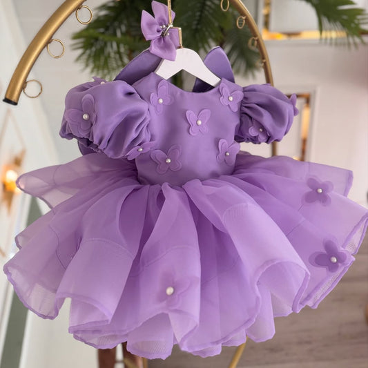 (Copy) (Copy) organza ruffle frock bows
