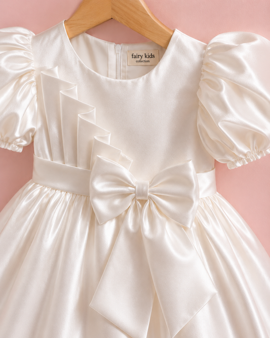 Pearl Bloom Silk Frock