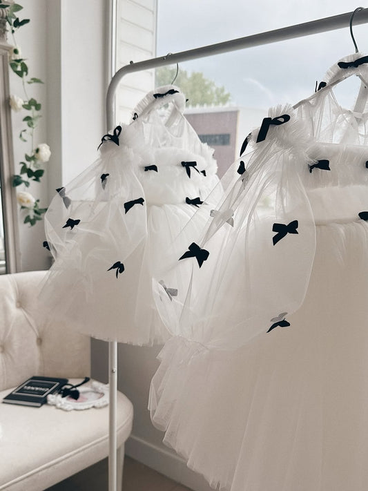 (Copy) Net ruffle frock bows