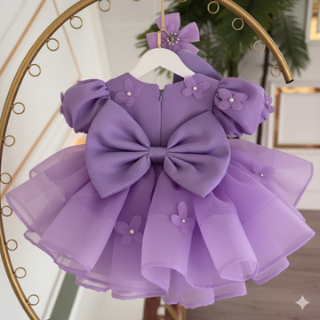 (Copy) (Copy) organza ruffle frock bows