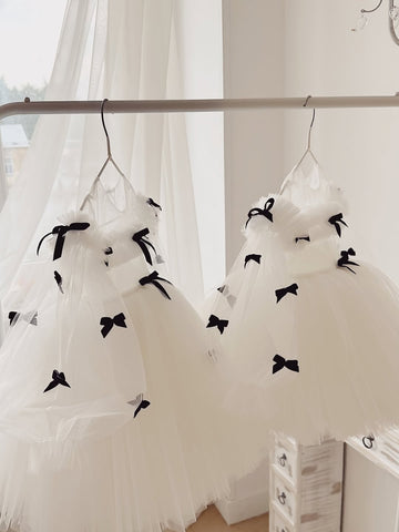 (Copy) Net ruffle frock bows